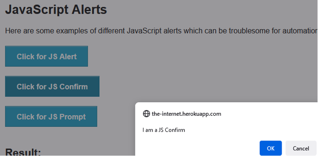 Java alert popups and prompt - Rahul Shetty Academy Blog