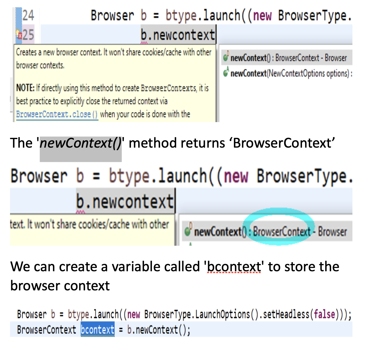 Incpactor Browser Inspector feature and initiate the opening of numerous browser tabs ...