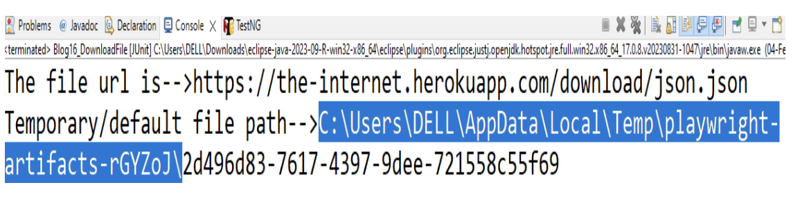 File Download using Playwright Java - Rahul Shetty Academy Blog