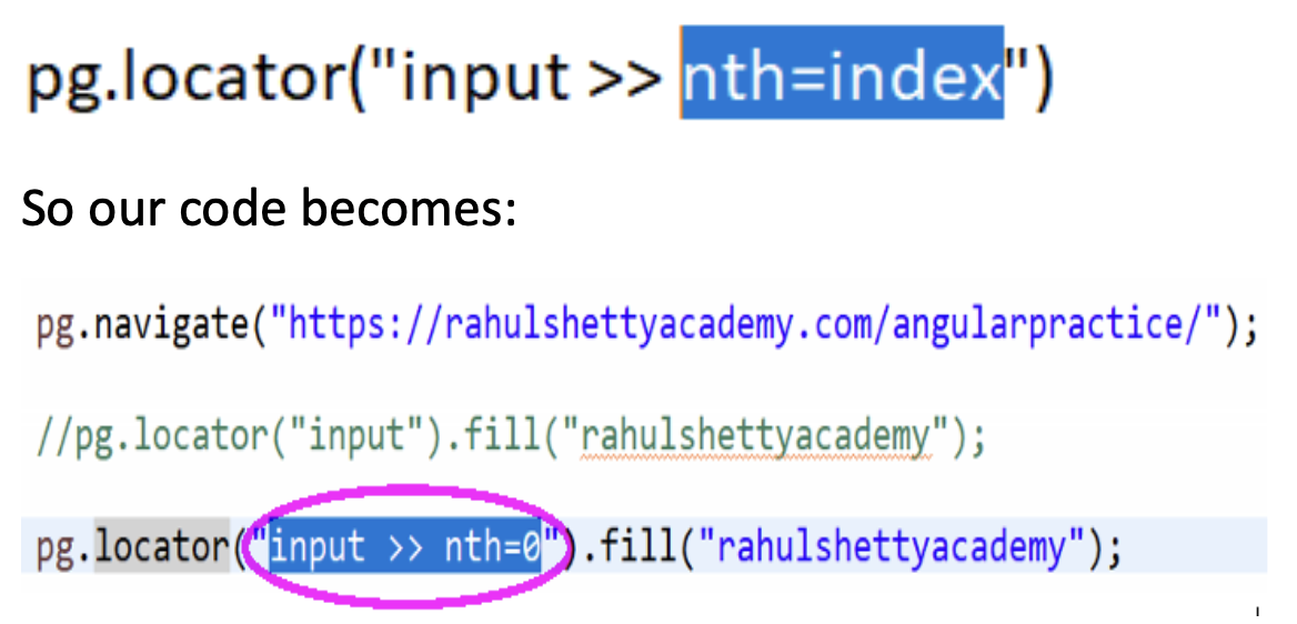 Leverage Playwright Java to access the element using its Nth index ...