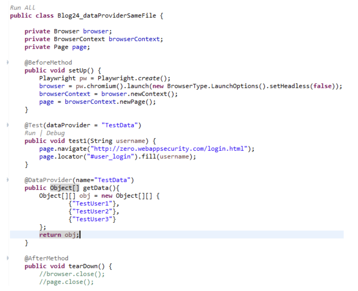 Data Driven Testing using Playwright Java - Rahul Shetty Academy Blog