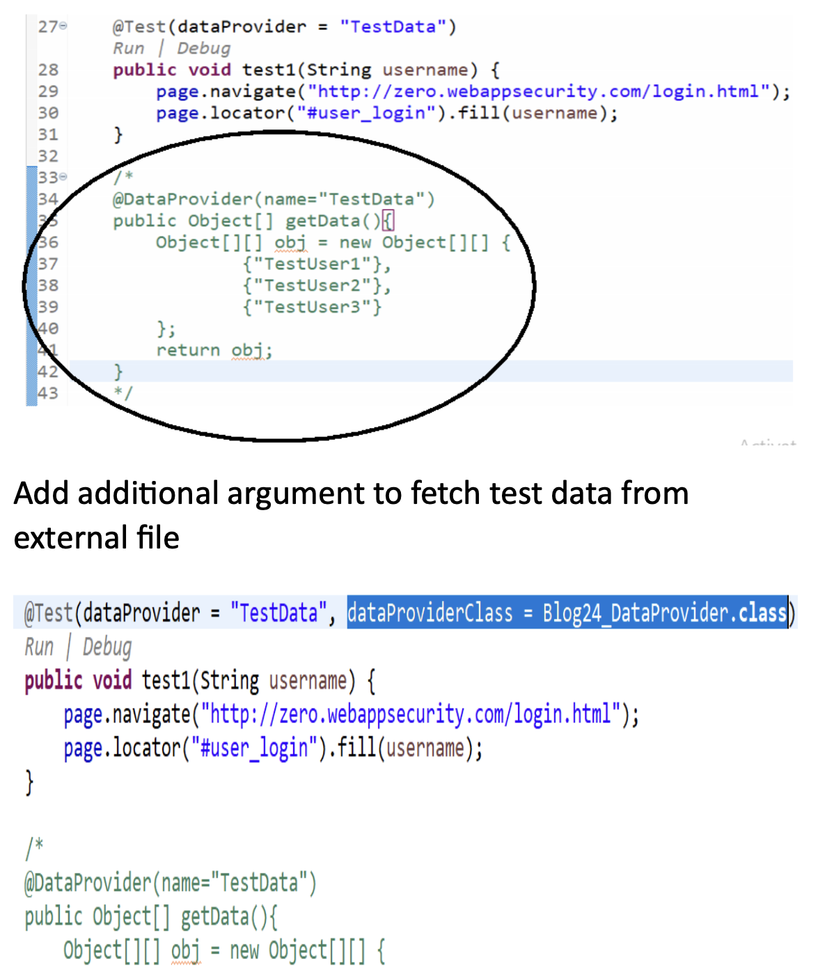 Data Driven Testing using Playwright Java - Rahul Shetty Academy Blog